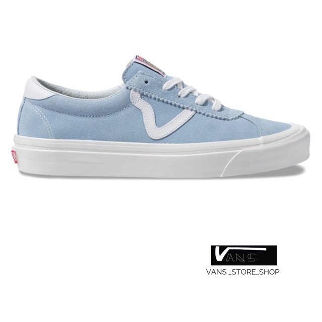 VANS STYLE 73 DX ANAHEIM FACTORY OG LIGHT BLUE SUEDE SNEAKERS สินค้ามีประกันแท้