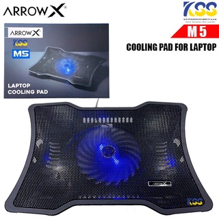 ARROW X M5 Cooling Pad For Laptop พัดลมรองโน๊ตบุ๊ค