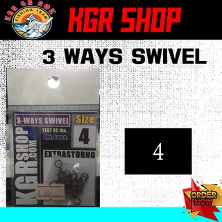 ตะขอหมุนสวิงตกปลา 3 Ways Swivel เเละ 3 Ways Long Swivel