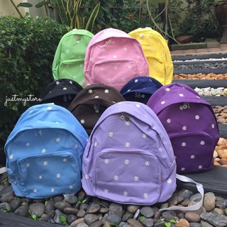 Sale!! Daisy backpack เป้ปักลายดอกเดซี่