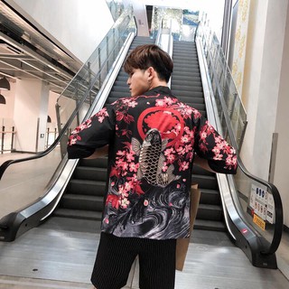 พร้อมส่ง✅ เสื้อคลุมกิโมโน คาร์ดิแกน กิโมโน ฮาโอริ ฮัปปิ ยูกาตะ haori happri kimono cardigan yukata cardigan