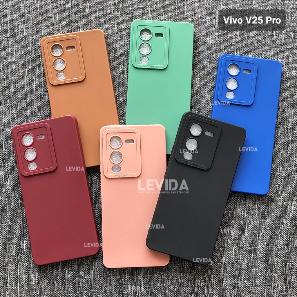 Vivo V25 Pro Vivo Y19 Vivo Y53 Vivo Y71 Softcase procamera Silicon Matte case Vivo V25 Pro Vivo Y19 