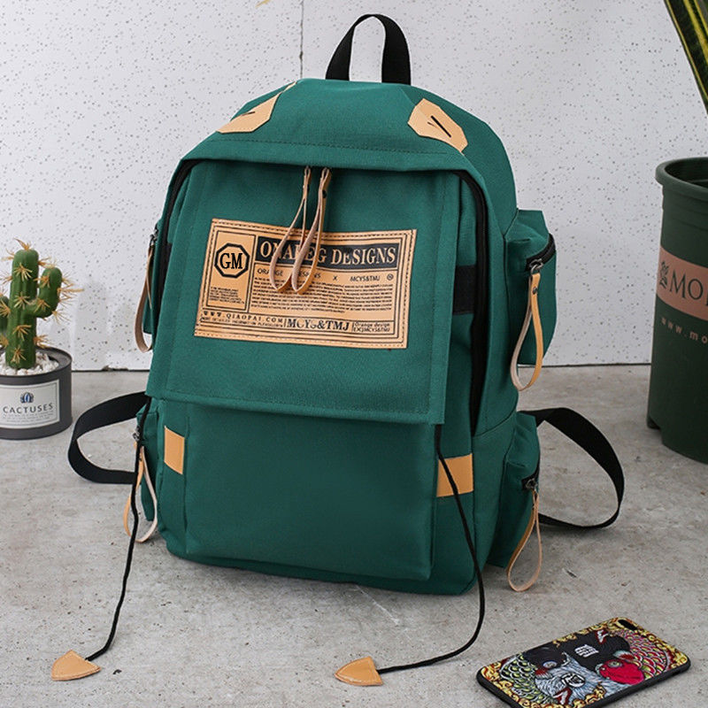2019 new Korean version of Harajuku backpack men and women leisure ...
