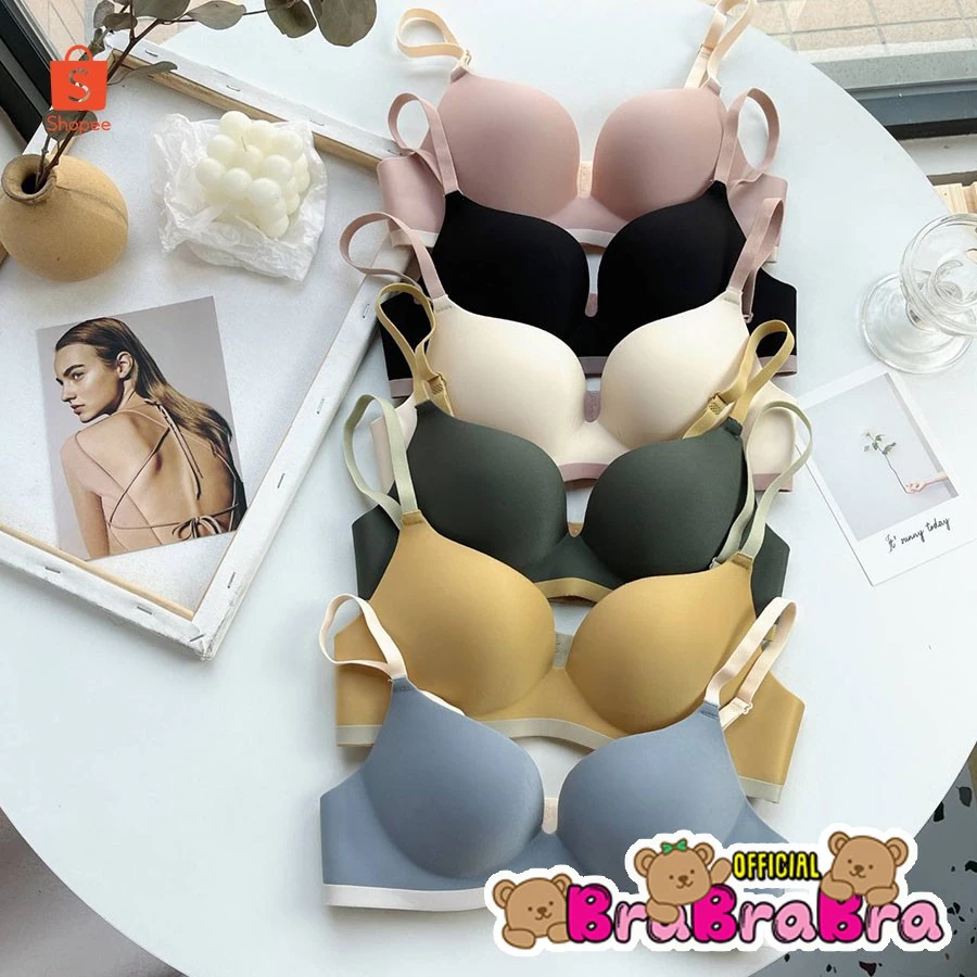 [ส่งจากไทย] 𝑩𝒓𝒂𝑩𝒓𝒂𝑩𝒓𝒂 #bra-125 เสื้อใน บราแฟชั่น สายปรับระดับได้ ไร้ขอบไร้โครงใส่สบาย ยกกระชับ ยอกชิด