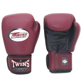 นวมชกมวย Twins Special Boxing Gloves BGVL3 นวมสีล้วน หนังแท้