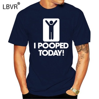 ใหม่ เสื้อยืดแขนสั้นลําลอง ผ้าฝ้าย 100% พิมพ์ลายการ์ตูน I Pooped Today แฟชั่นฤดูร้อน สําหรับผู้ชาย 2022S-5XL