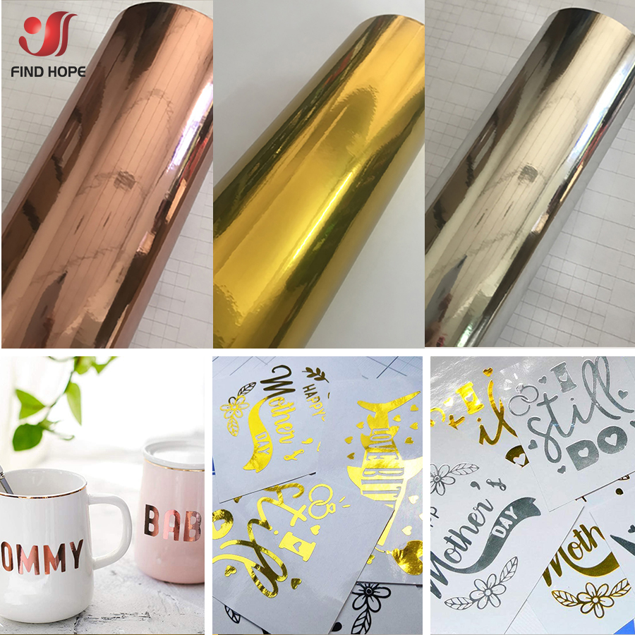 30 ซม.ความกว้าง Chrome ไวนิล Decal Adhesiv สติกเกอร์รถ/ผนัง/แล็ปท็อป/ตกแต่งหน้าต่างกาว Craft ฟิล์มไวนิล