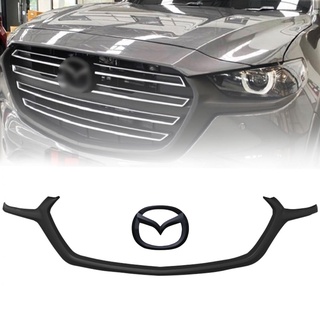 คิ้วใต้กระจังล่าง ดำด้าน MAZDA BT-50 BT50 ปี 2021 พร้อม LOGO MAZDA สีดำด้าน