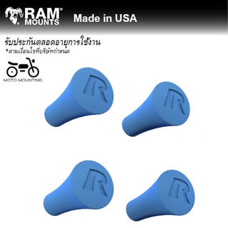 RAM MOUNT RAP-UN-CAP-4-BLUEU จุกยางสำรองสำหรับ X-Grip รุ่นสีน้ำเงิน