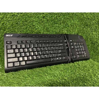 คีย์บอร์ด Acer SK-9625 USB Keyboard - สาย USB ไทย-อังกฤษ มือสองมีประกันสินค้า มีจำนวนจำกัด (ราคานี้ไม่รวมเม้าส์)