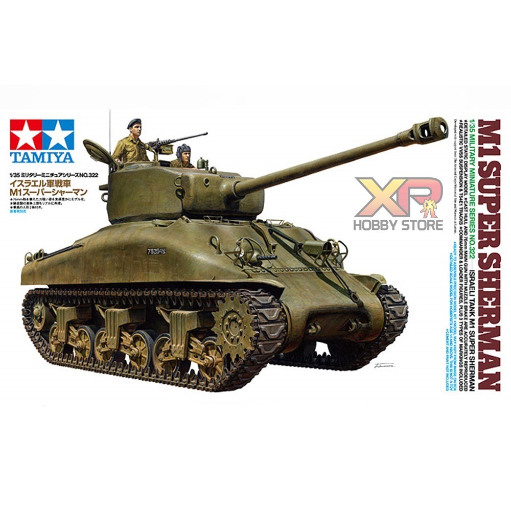 [Tamiya] 1/35 Scale Israeli Tank M1 Super Sherman  [TA 35322]