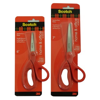 กรรไกร 6/7/8 นิ้ว 3M Scotch Household #1406  6-8" Scissors