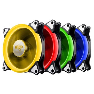 Aigo RGB Fan 120mm Pack 4pcs (ชุด 4ตัว จัดส่งในไทย รับประกัน 1ปี)