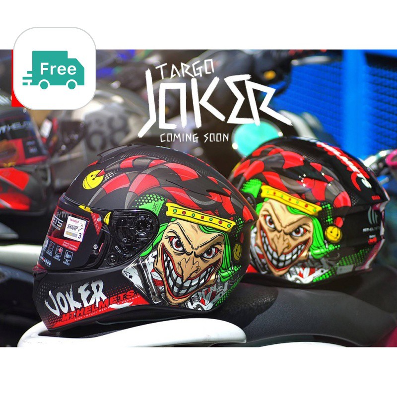 หมวกกันน็อค MT Targo ลาย Joker  320SP