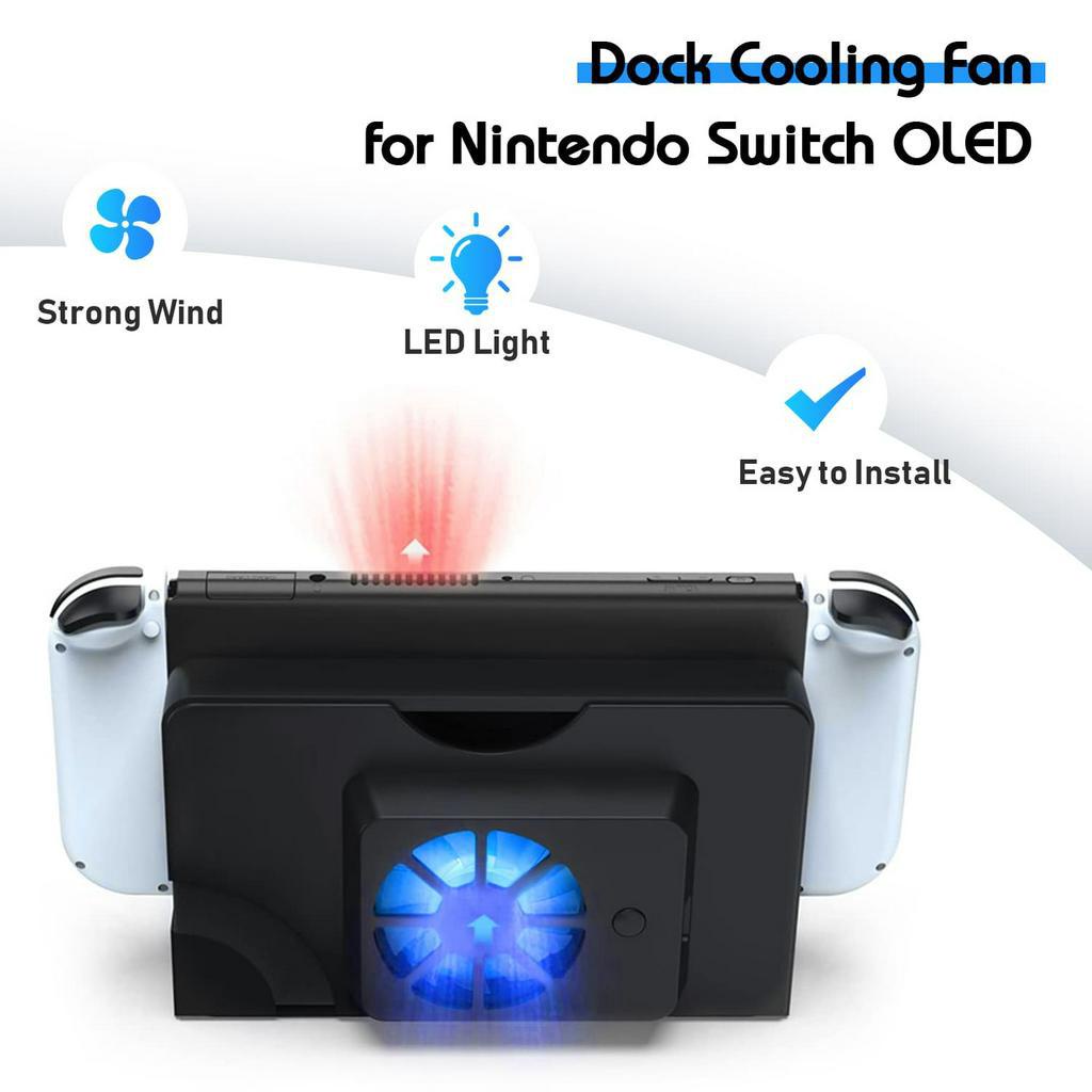 DOBE Dock พัดลมระบายความร้อน สําหรับ Nintendo Switch OLED