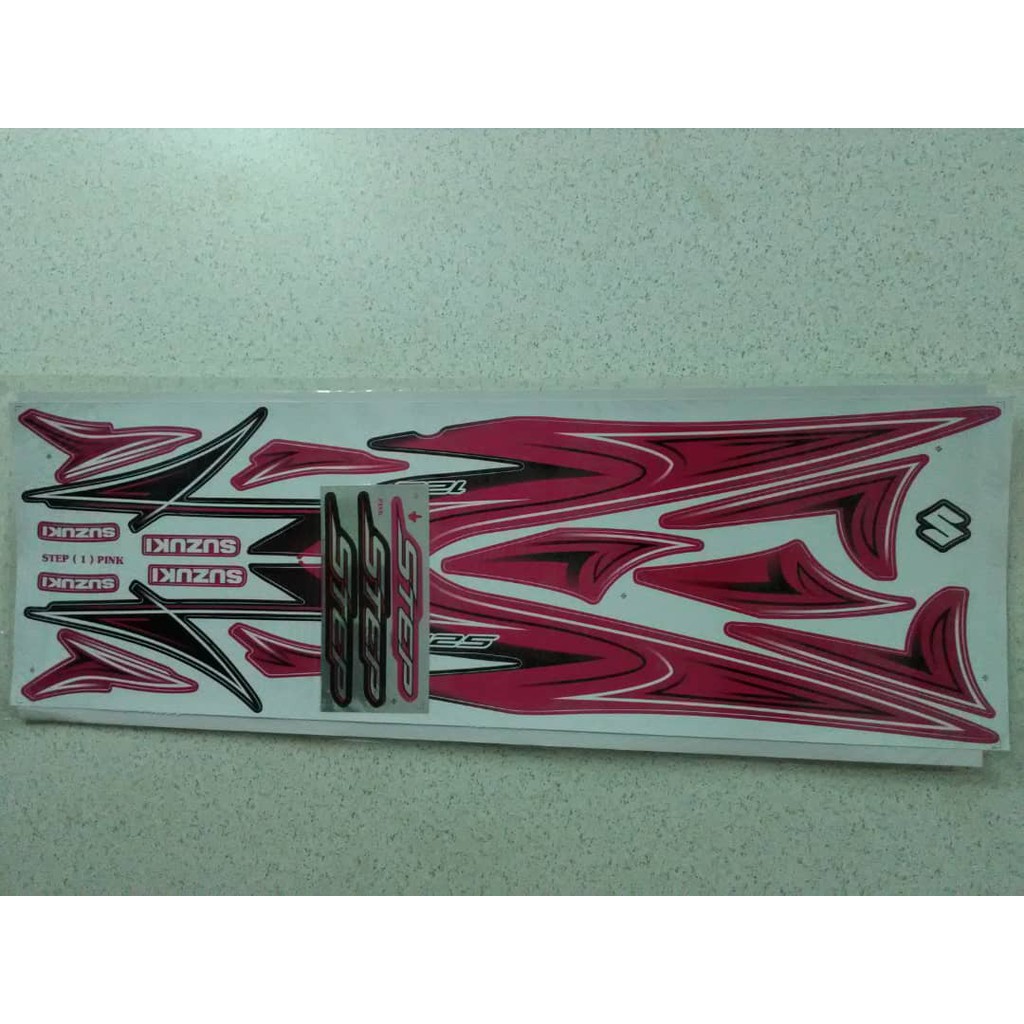 สติ๊กเกอร์ SUZUKI STEP 125 (1) RACING MALL