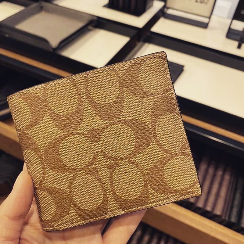 COACH 3-IN-1 WALLET IN COLORBLOCK SIGNATURE CANVAS