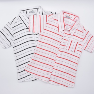 Leeya เสื้อเชิ้ตเด็กเล็กแขนสั้น ผ้า Cotton 100% เสื้อเชิ้ตเด็ก (Classic Shirt) เสื้อเด็กชาย เสื้อเชิ้ตเด็กชาย
