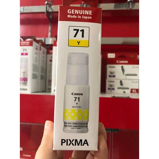 Canon GI-71Y น้ำหมึกพิมพ์แบบขวด สีเหลือง ของแท้ Yellow Original Ink Cartridge bottle