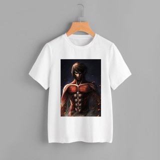 HH ATTACK ON TITAN - เสื้อยืดลายการ์ตูนสุดเท่ห์ เสื้อยืดผ้าฝ้าย