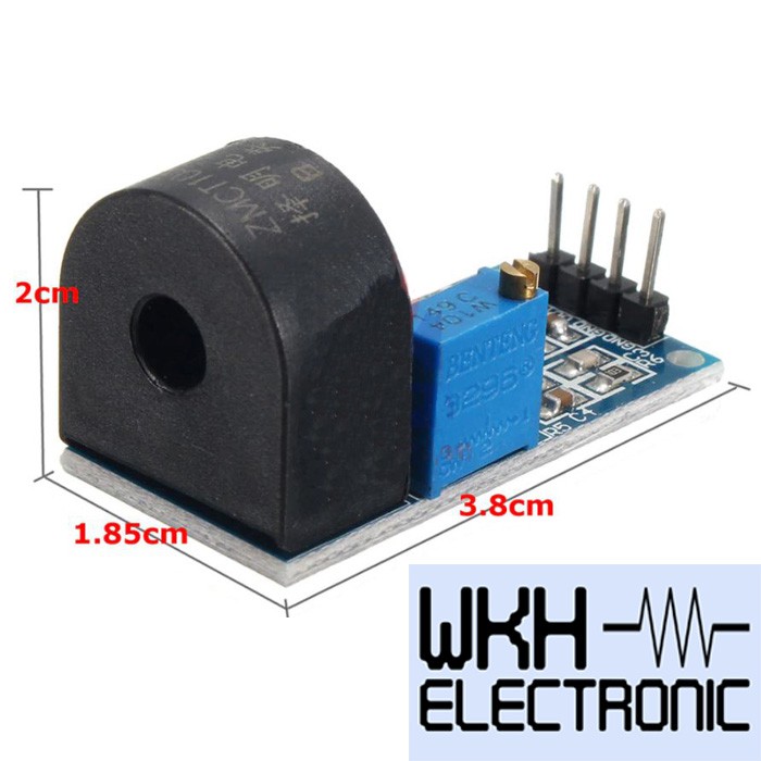 ZMCT103C 5A AC Current Sensor โมดูลเฟสเดียว CT Non Contact