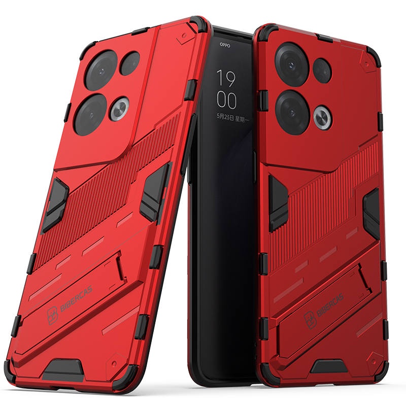 DESSEN Custodia Oppo Reno8 PRO 5G - Cover Con Anello Magnetico E Protezione Obiettivo