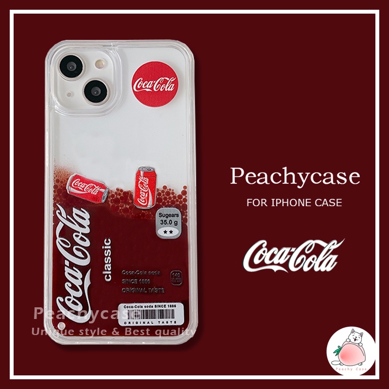 เคสโทรศัพท์มือถืออะคริลิค PC แข็ง ปิดด้านหลัง กันกระแทก ลายโคล่า ลอยน้ํา คลาสสิก สําหรับ iPhone 15 14 13 12 Pro Max 11 Xr 6 7plus 8 Plus Xs X XsMax
