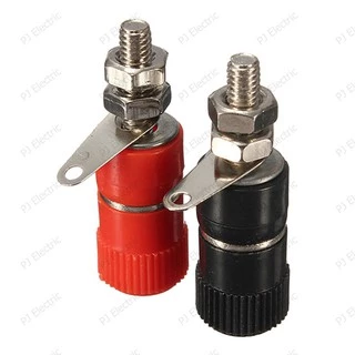 10 ชิ้น บานานาปลั๊กตัวเมีย (Banana Socket) ,ไบดิ้งโพส (Binding Post) ขนาด 4 มิลลิเมตร