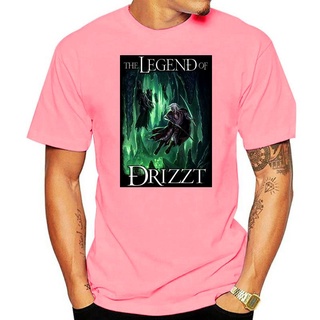 【cotton Tshirts👕】เสื้อยืด พิมพ์ลาย Drizzt DoUrden Fruit of The Loom Salvatore The Legend of Drizzt สไตล์วินเทจ