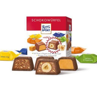 Ritter sport สีเเดง มี 22 ชิ้น