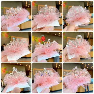 ที่คาดผมเด็ก กิ๊บติดผมเด็ก กิ๊บติดผมเด็กเกาหลี super fairy hairpin ตาข่ายวันเกิดเจ้าหญิงมงกุฎสาวเครื่องประดับผม