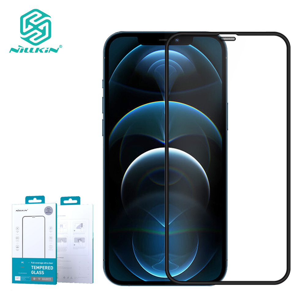 Nillkin กระจกนิรภัยกันรอยหน้าจอสําหรับ Iphone 12 / 12 Pro