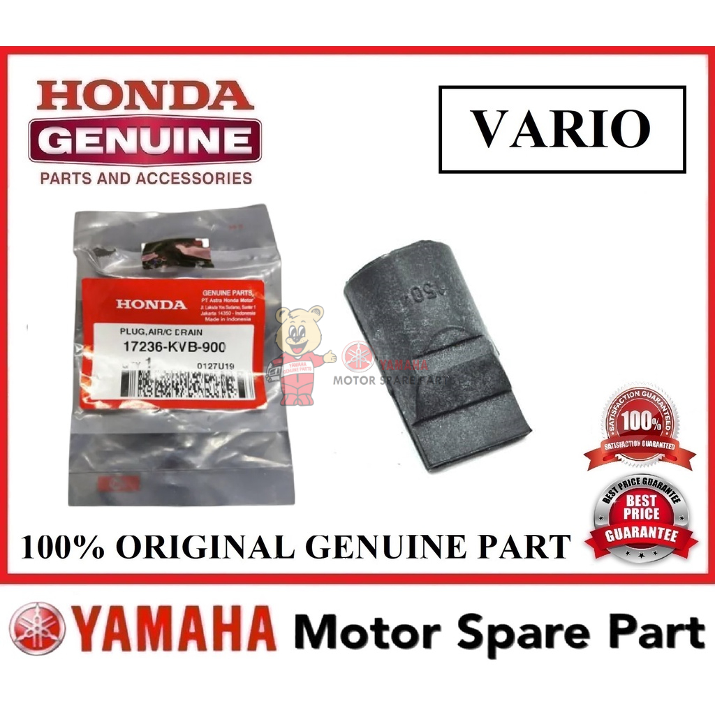 HONDA VARIO PLUG, AIR CLEANER // 17236-KVB-900 FILTER PENUTUP GETAH RUBBER KECIL CAP VARIO150 160 HO