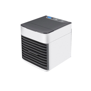 พัดลมไอเย็น Air Cooler mini fan เครื่องทำความเย็นมินิ แอร์พกพา แอร์ตั้งโต๊ะขนาดเล็ก พกพาง่าย เล็ก ทำความเย็นจิ๋ว