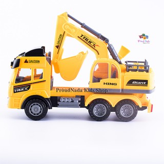 ProudNada Toys ของเล่นเด็กรถบรรทุกแม็คโคร GIANT SUPER BUILDERS NO.192A