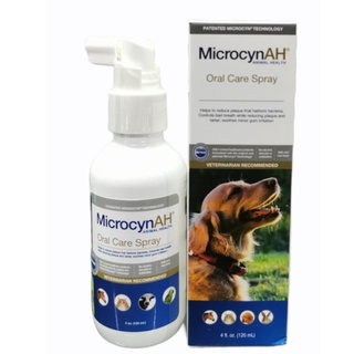 MicrocynAH Oral care Spray 120ml. หมดอายุ 02/24