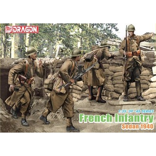 โมเดลประกอบ Dragon Model 1/35 DRA6738 FRENCH INFANTRY SEDAN 1940