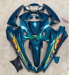 ชุดสีเวฟ125r(เบ้ากุญแจกลม)สีเขียวหัวเป็ด/สีเดิมติดรถลายปีเคลือบแท้พ่นเคลือบด้วยเครื่องจากโรงงานมีบริการปลายทาง