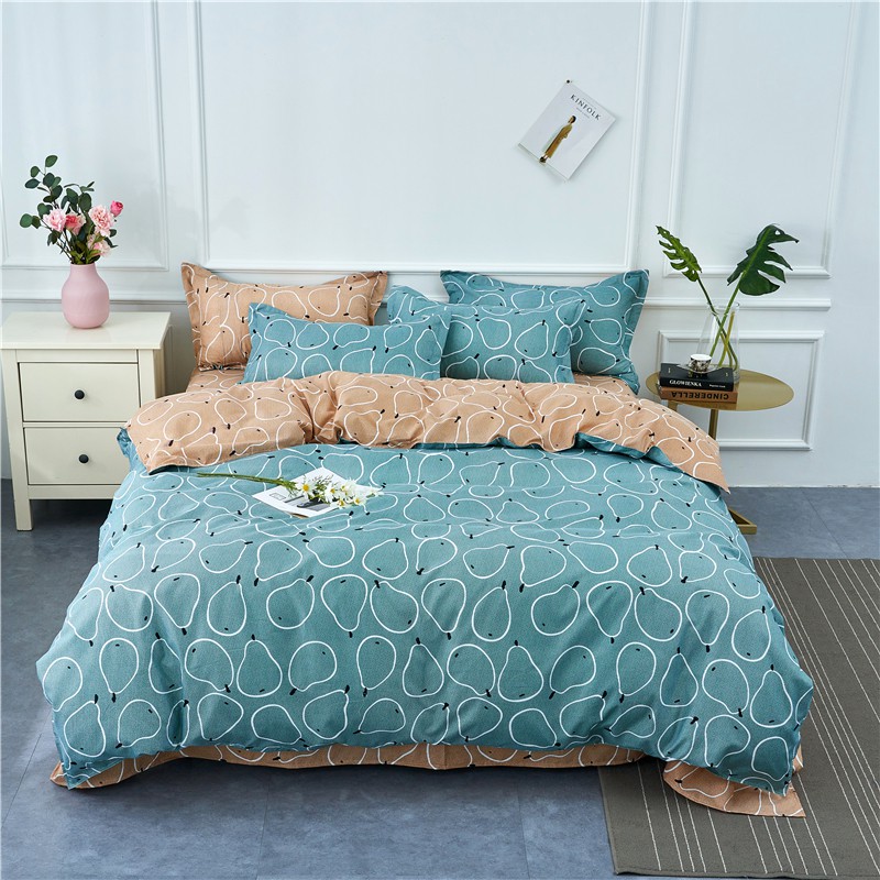 Stars 3/4in1 Fashion Bedding Set Bedsheet Pillowcase Blanket Quilt