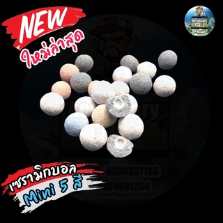 เซรามิกบอล mini 5สี วัสดุกรองตู้ปลา 100g(ตัวใหม่ล่าสุด)