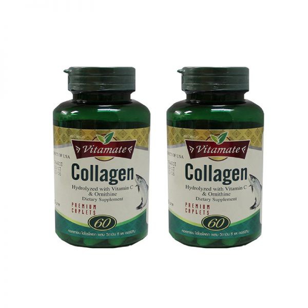 SQ Springmate Collagen Plus Vitamin C 60 เม็ด