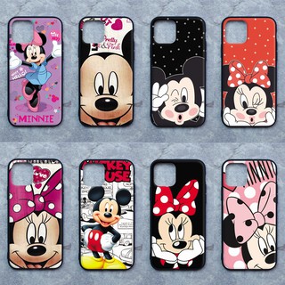 เคส Apple iphone 11 pro ลายมิกกี้-มินนี่  ขอบนิ่มหลังแข็ง เคสมือถือ เคสโทรศัพท์ Case