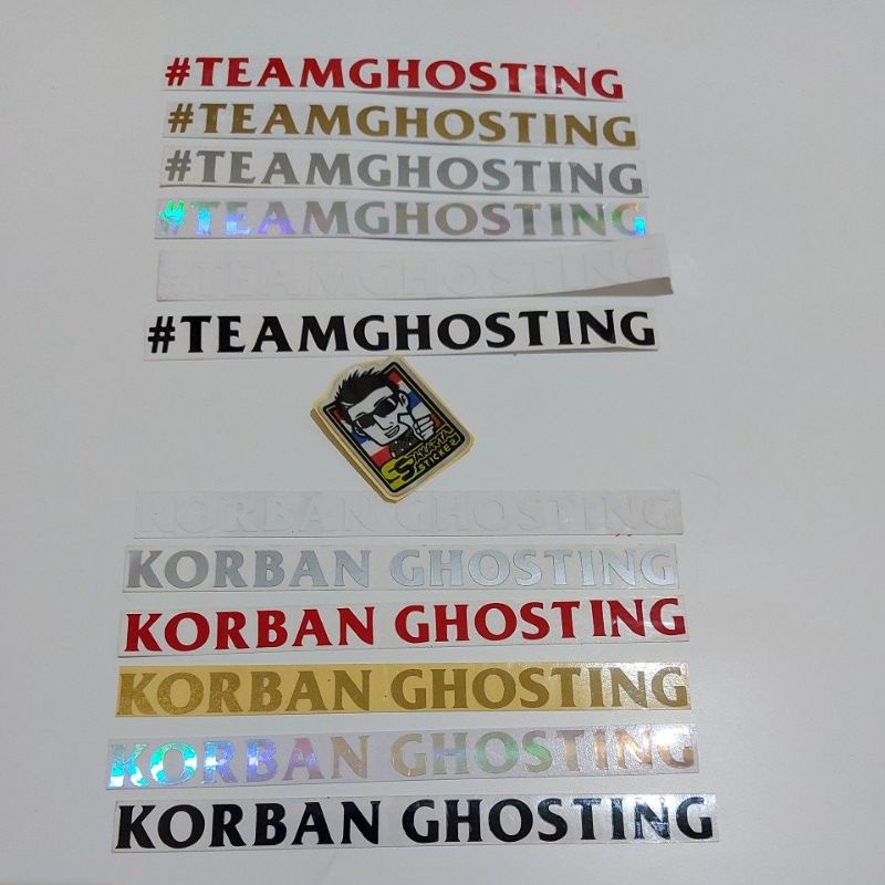 Ghosting Teamghsing Cutting Victim Sticker