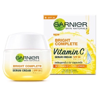 GARNIGR  BRIGHT  COMPLETE  Vitamin serum  cream  spf 30