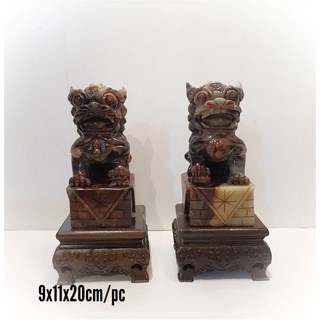 สิงห์จีน หินธรรมชาติ (ขนาด9×11×20cm)