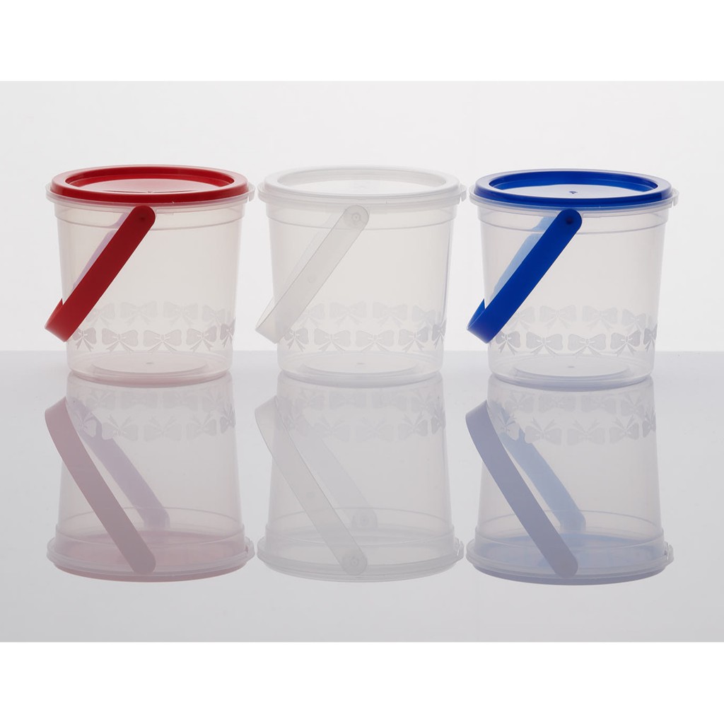 (แพ็ค 20 ชิ้น)ถังโบว์จิ๋ว(280 ml)+หูหิ้ว+ฝา