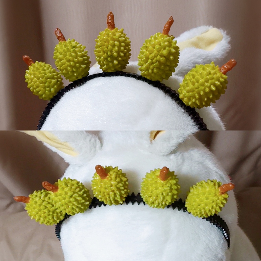 🍭🍭 ที่คาดผมผลไม้ ทุเรียน มังคุด ขนมเบื้อง ที่คาดผมน่ารัก 🍭🍭 - รูปที่ 2