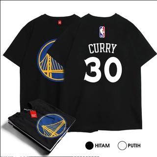 Dearyoustore - เสื้อยืด ผ้าฝ้าย แขนสั้น พิมพ์ลาย Golden State Warriors Stephen Curry Fanatics 30sSize S-5XL