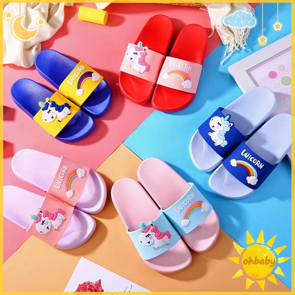 unicorn sendal grosir bogor slippers kingz เทา ยน คอ รน สรง รอง หรบ แตะ ลาย สำ เดก