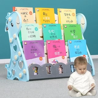ชั้นวางของเล่น ชั้นวางหนังสือเด็ก ชั้นเก็บของลูก ชั้นวางของเด็ก ชั้นเก็บของเด็ก ติดตั้งง่าย ความจุสูง 3 / 4 / 5 ชั้น